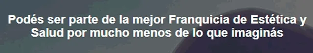 inversiones franquicias